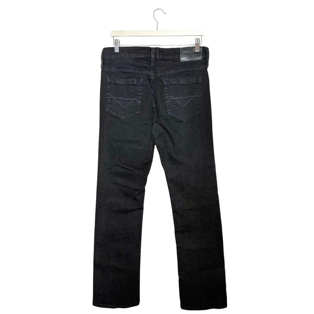 Cody James Mens Black Straight Leg Denim Jeans Size 31x32‎